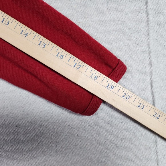 Alabama Crimson Tide Sweater Womens Large Red V-Neck Pullover Long Sleeve Champs - Picture 10 of 13